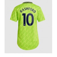 Manchester United Marcus Rashford #10 Fotballklær Tredjedrakt Dame 2022-23 Kortermet